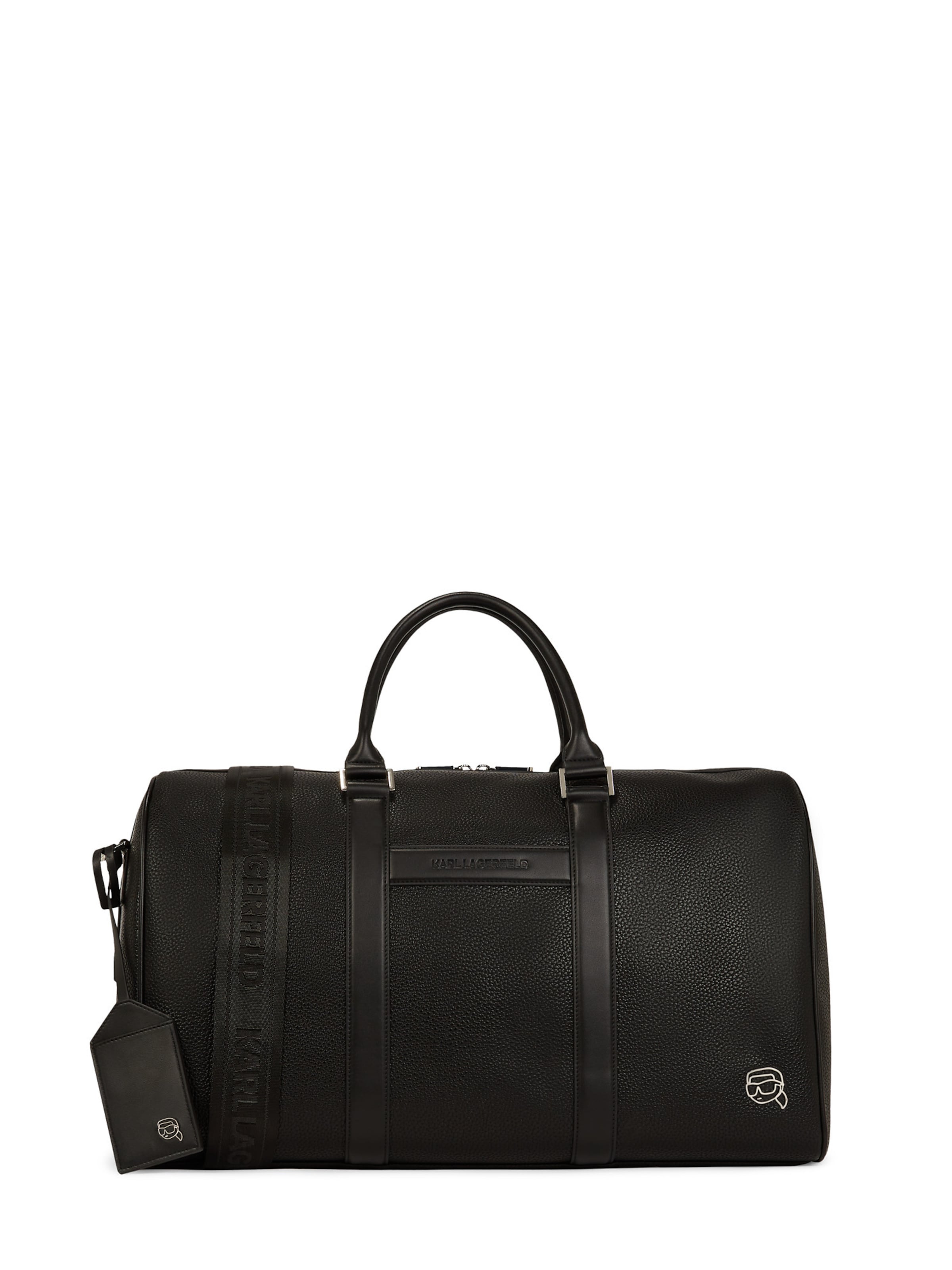 Karl LagerfeldVikend torba - crna boja: prednji dio