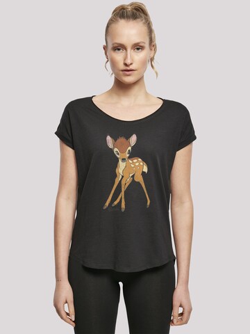 F4NT4STIC Shirt 'Disney Bambi Classic' in Black: front