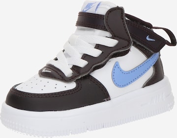raudona Nike Sportswear Sportbačiai 'Force 1 EasyOn': priekis