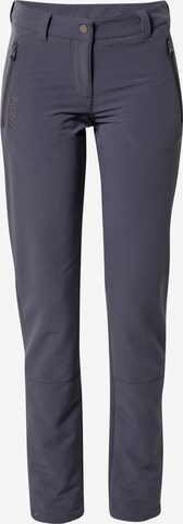 Maier Sports Slim fit Outdoor trousers 'HELGA' in Grey: front
