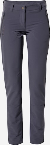 Maier Sports Slim fit Outdoor Pants 'HELGA' in Grey: front