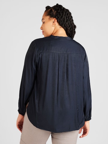 ONLY Carmakoma Blouse 'KALANA' in Blauw