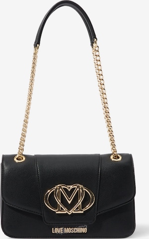 Love Moschino Torba na ramię w kolorze czarny: przód