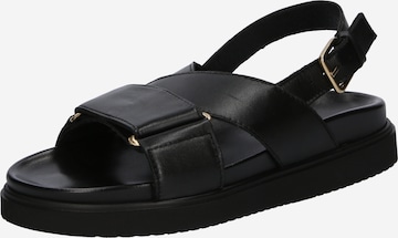 PAVEMENT Sandals 'Lava' in Black: front