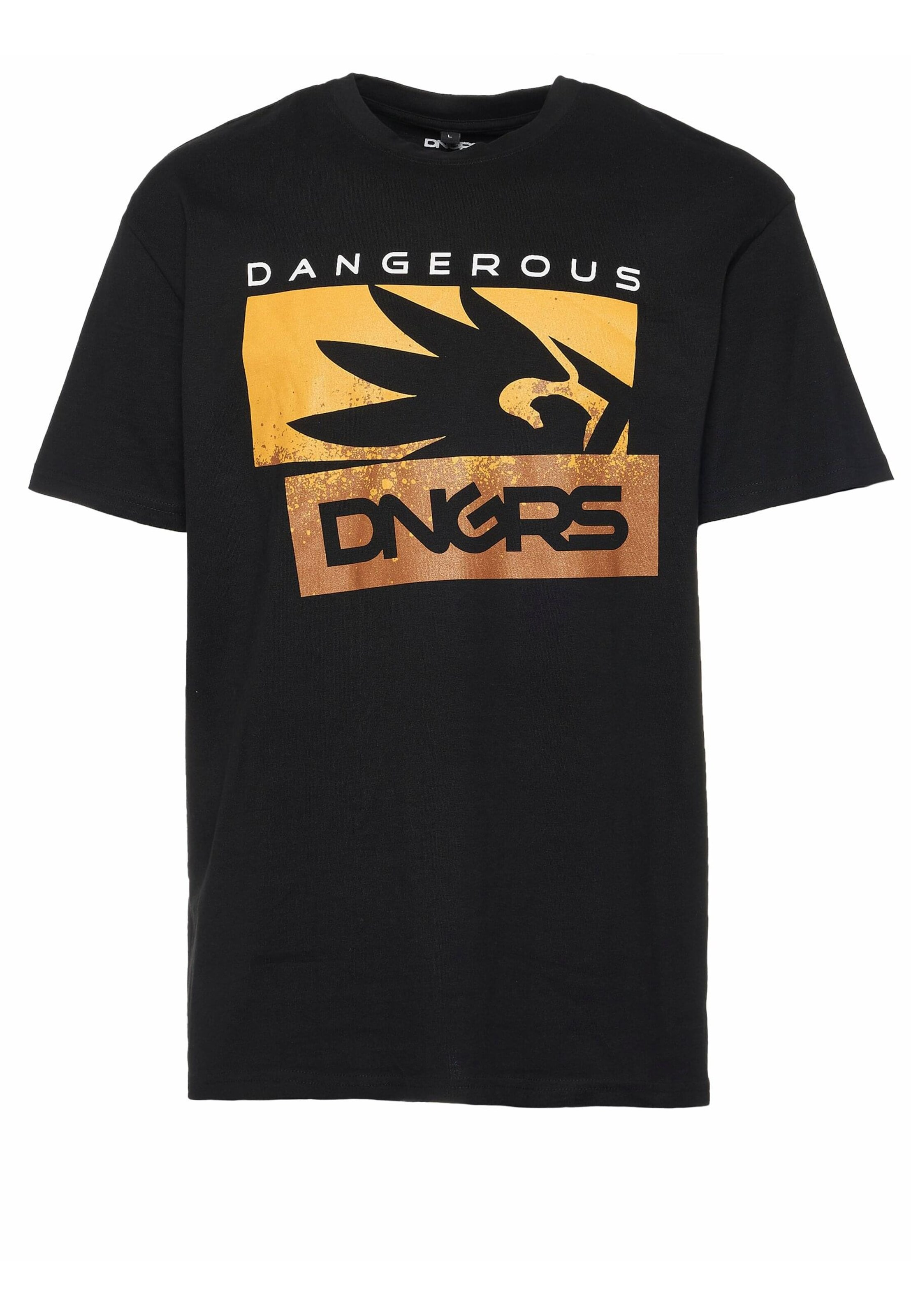 T-Shirt 'Leuz' Dangerous DNGRS en noir : devant