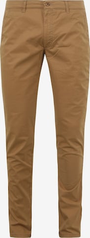 Coupe slim Pantalon chino 'Plato' Suitable en marron : devant
