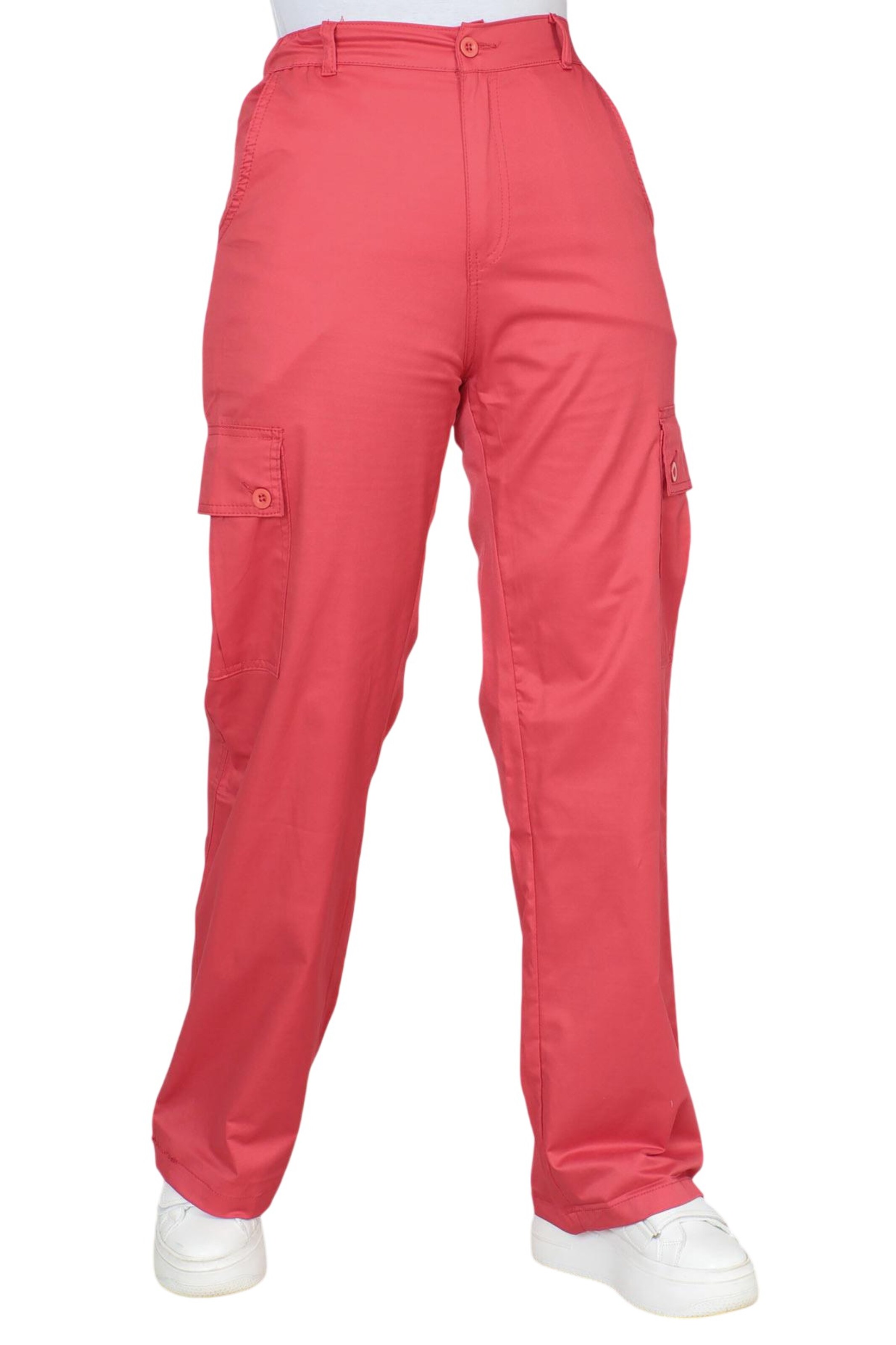 MODAMIHRAM Regular Hose in Rot: Vorderseite