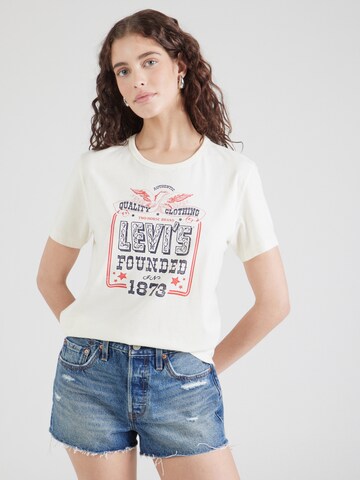 Maglietta 'ICONIC' di LEVI'S ® in bianco: frontale