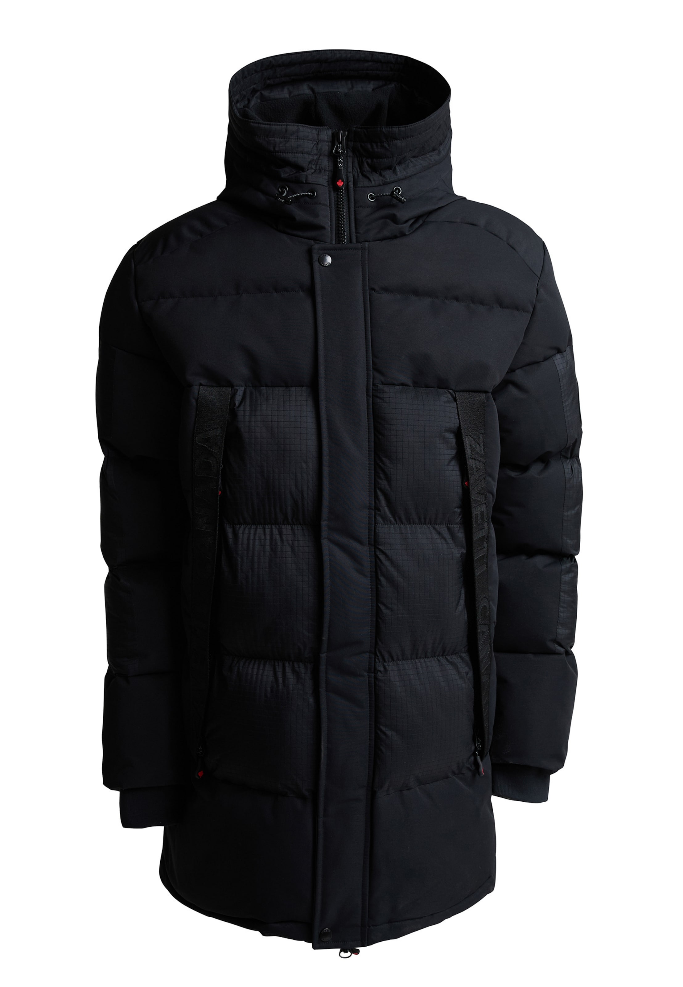 Veste d’hiver 'AYLMER 2.0' Zavetti Canada en noir : devant