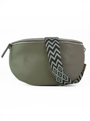 lePelou Fanny Pack 'THEA large' in Green: front