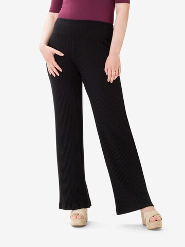 Wide Leg Pantalon 'Michelle' Les Lunes en noir : devant