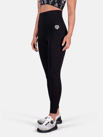 MOROTAI Skinny Sporthose 'PREMIUM' in Schwarz