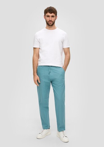 Effilé Pantalon s.Oliver en vert : devant