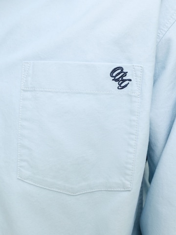 JACK & JONES - Ajuste confortable Camisa de negocios 'JORFrederiksberg' en azul