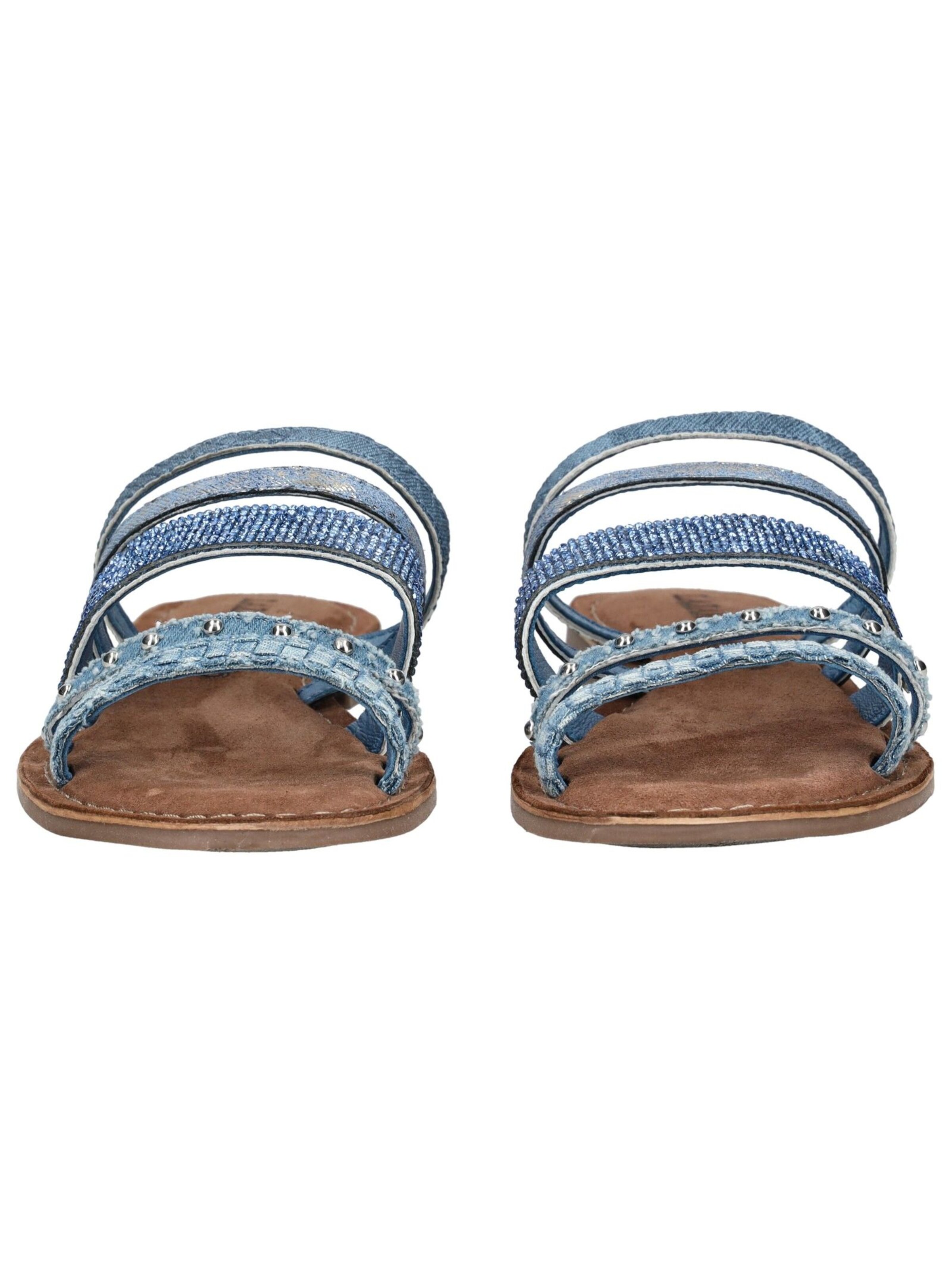 LAZAMANI Mules in Blue