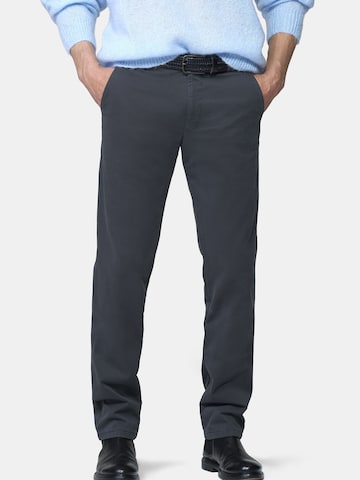 Regular Pantalon chino 'Bonn 2-3931' MEYER en gris : devant