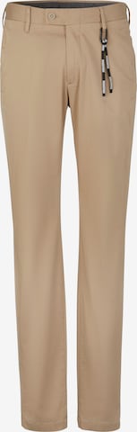 Coupe slim Pantalon 'Code' STRELLSON en beige : devant