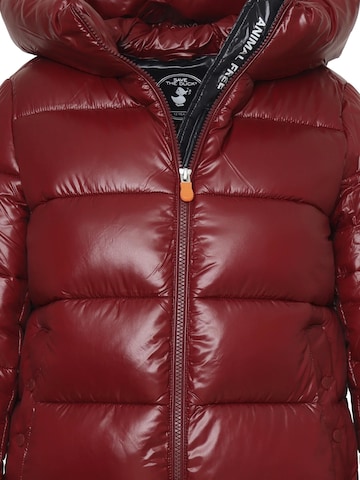 SAVE THE DUCK Winter Jacket 'LOVE' in Red