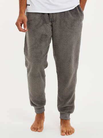 Pantaloncini da pigiama di Threadbare in grigio: frontale