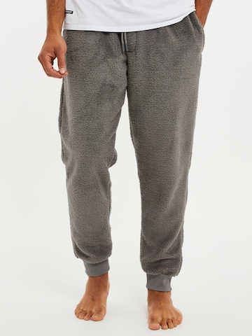 Threadbare Pajama Pants in Grey: front