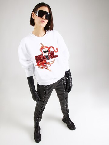 Karl Lagerfeld Sweatshirt 'lny' in Wit