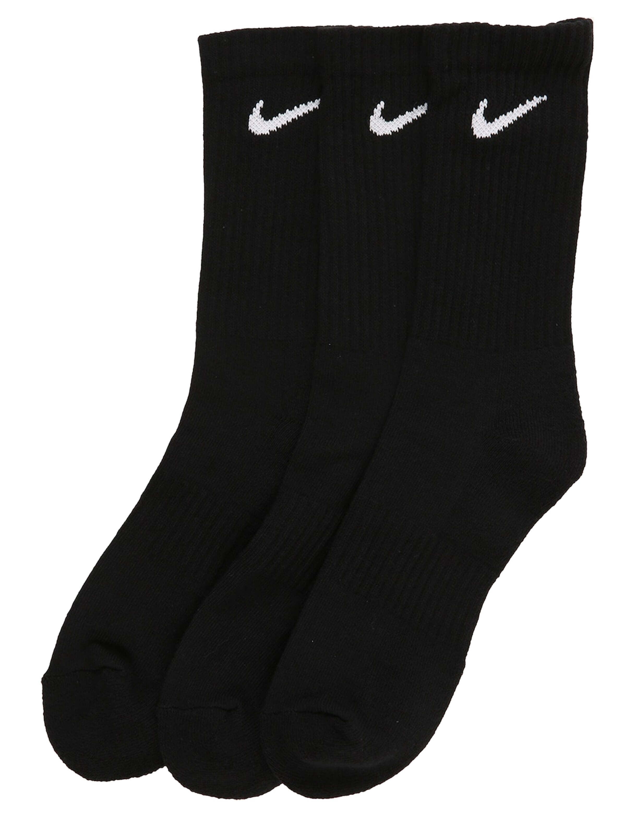 NIKE Athletic Socks in Black
