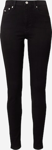 Tommy Jeans Skinny Jeans 'Sylvia' in Black: front