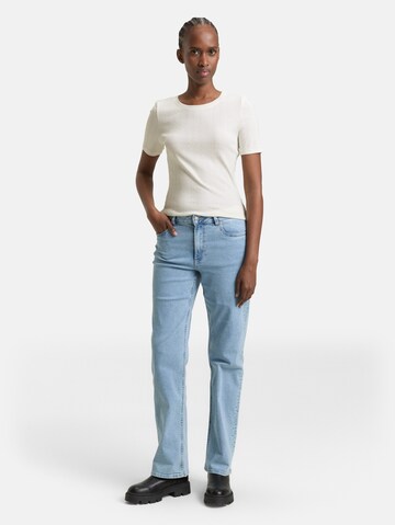 TOM TAILOR DENIM T-Shirt in Weiß