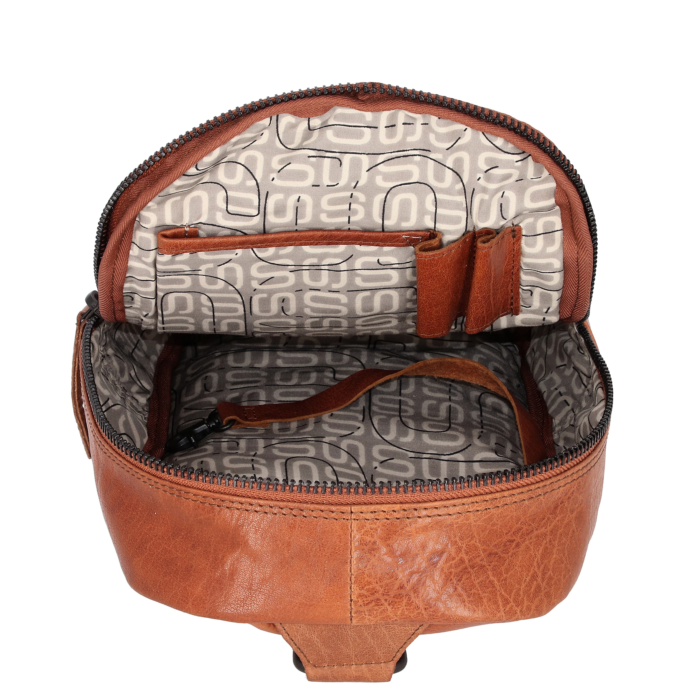 Spikes & Sparrow Umhängetasche 'Bronco' in Braun