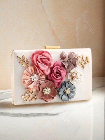 Tomshop24-7 Clutch 'Floris' in White