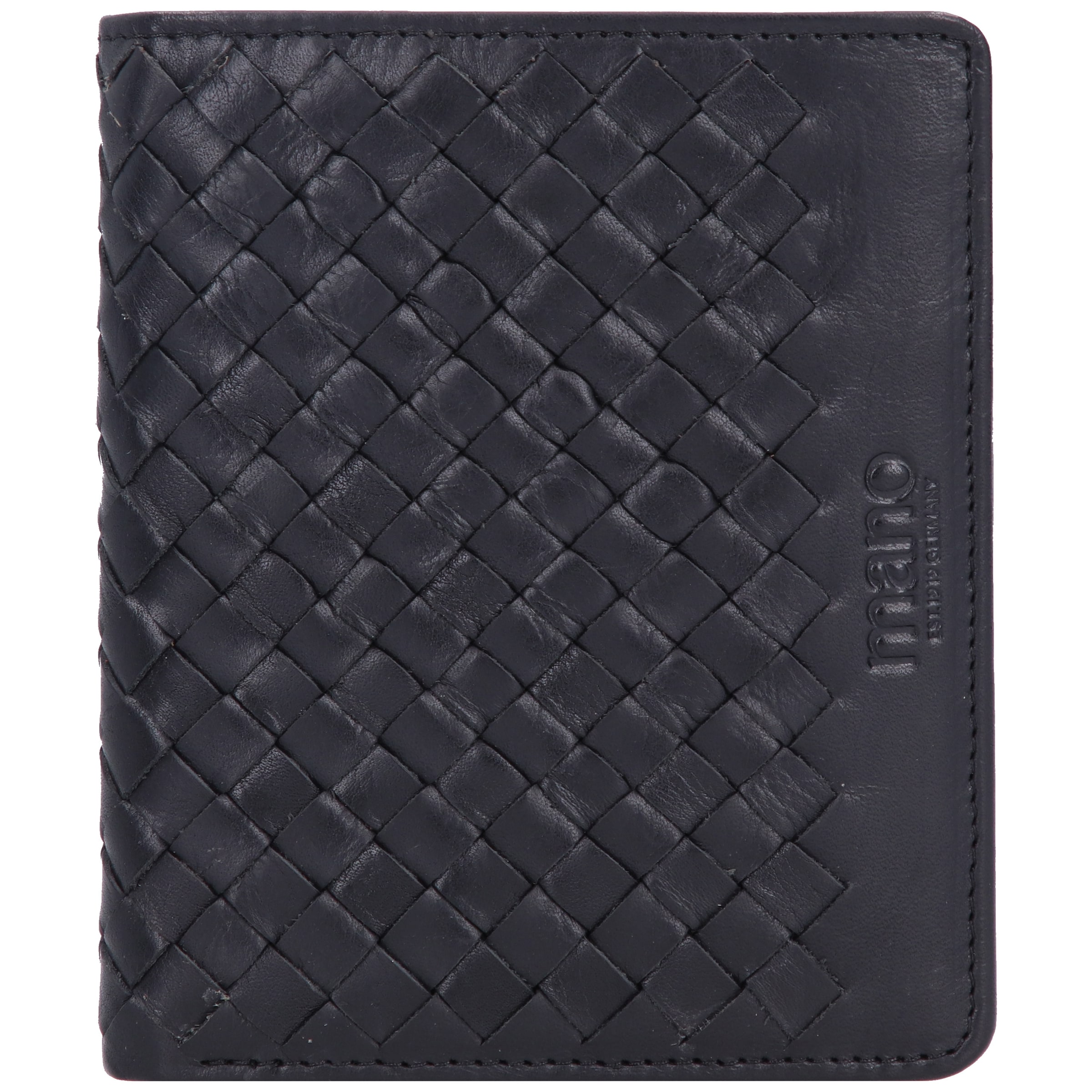 mano Portemonnaie in Schwarz: Vorderseite