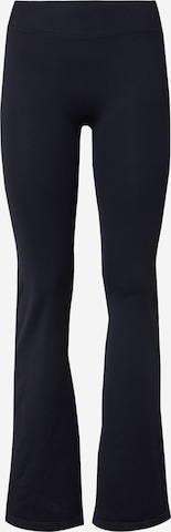 ICANIWILLFlared/zvonoliki kroj Sportske hlače - crna boja: prednji dio