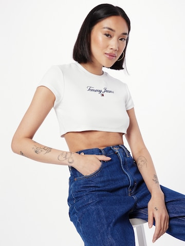 T-shirt Tommy Jeans en blanc : devant