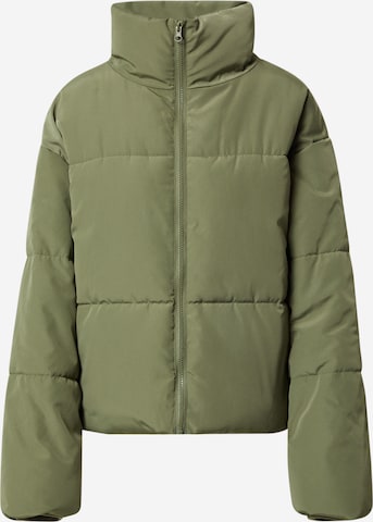 LENI KLUM x ABOUT YOU Winter Jacket 'Lilli' in Green: front