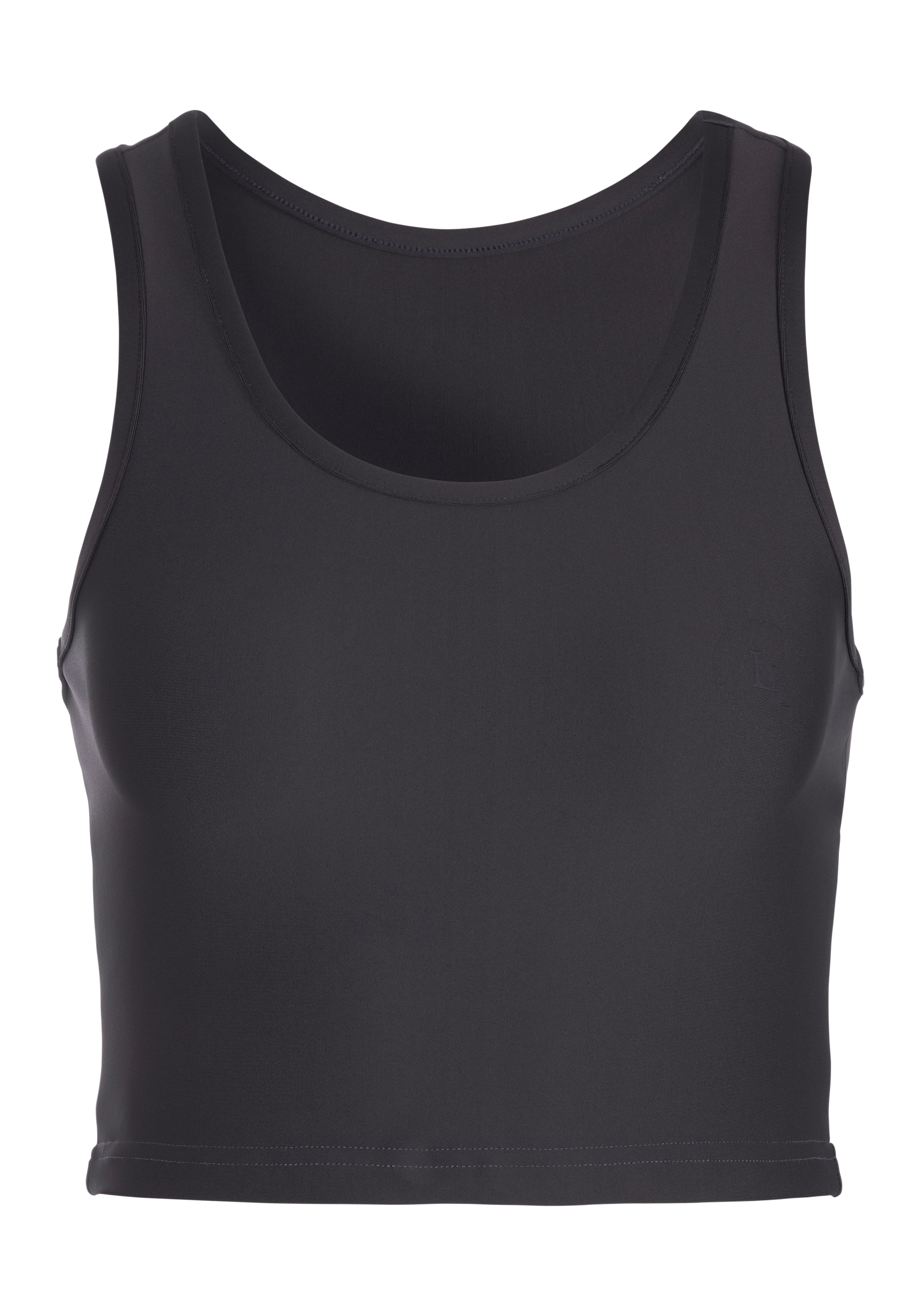 LASCANA ACTIVE Sports Top in Grey: front