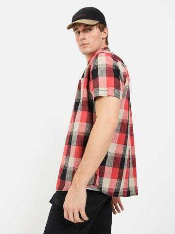 CAMEL ACTIVE Regular fit Button Up Shirt in Red