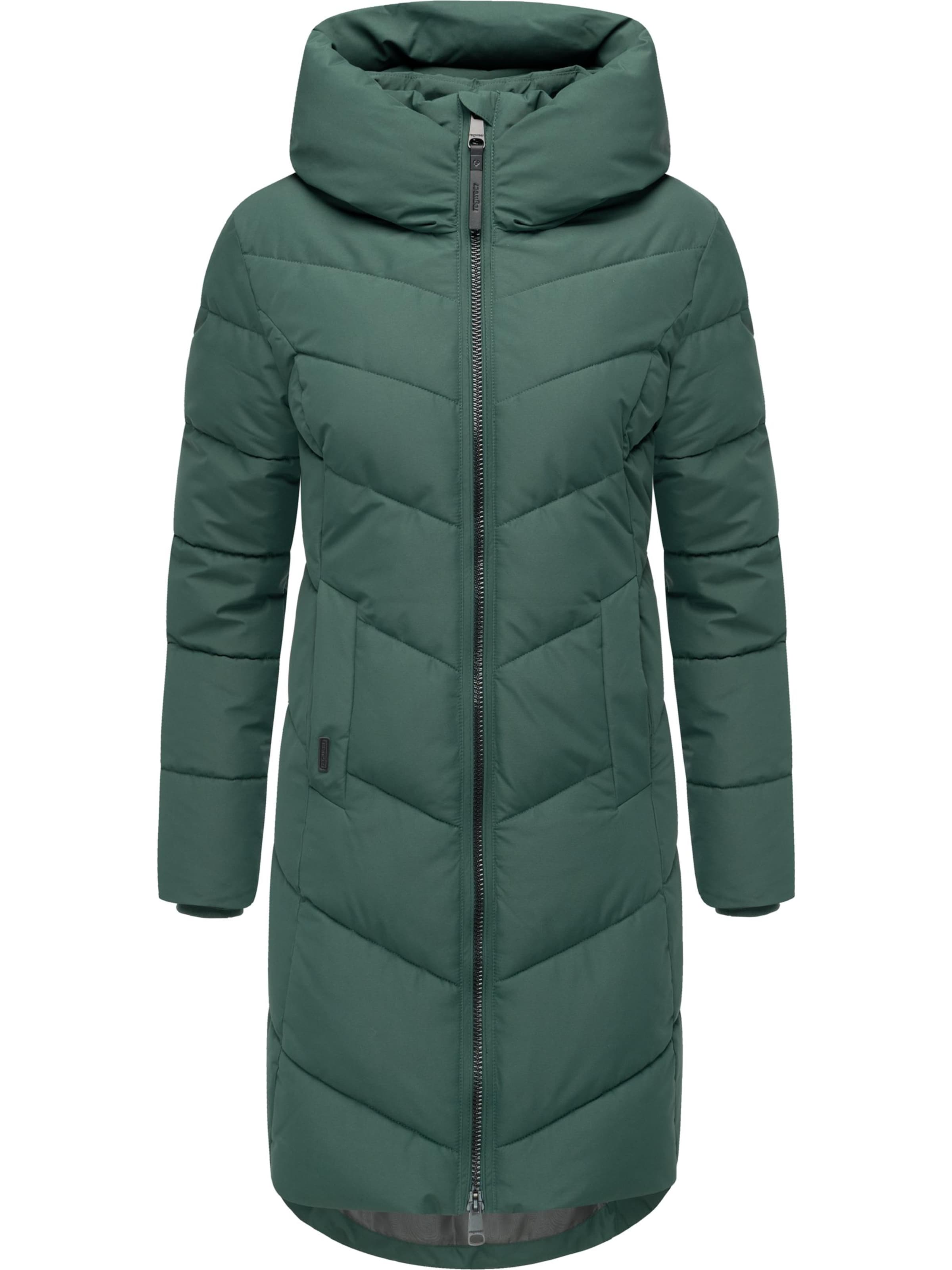 Ragwear Wintermantel &#x27;Natalin&#x27; in Groen: voorkant