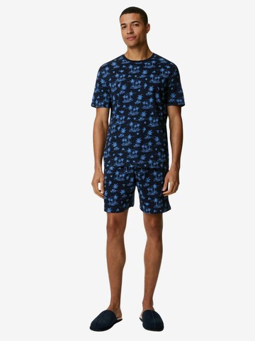 Marks & Spencer Pyjama kort in Blauw: voorkant