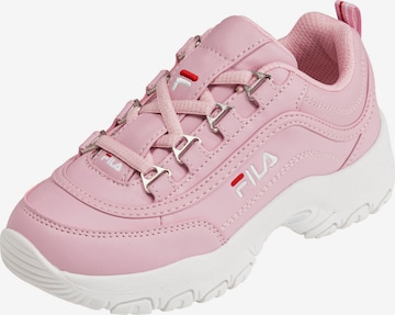 Baskets FILA en rose : devant