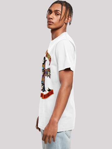 F4NT4STIC Shirt 'Guns 'n' Roses Band Appetite For Destruction' in Weiß