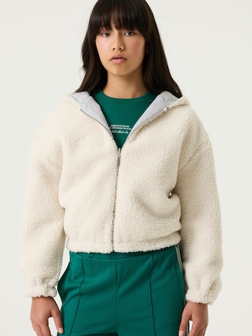 GARCIA Zip-Up Hoodie in Grey: front