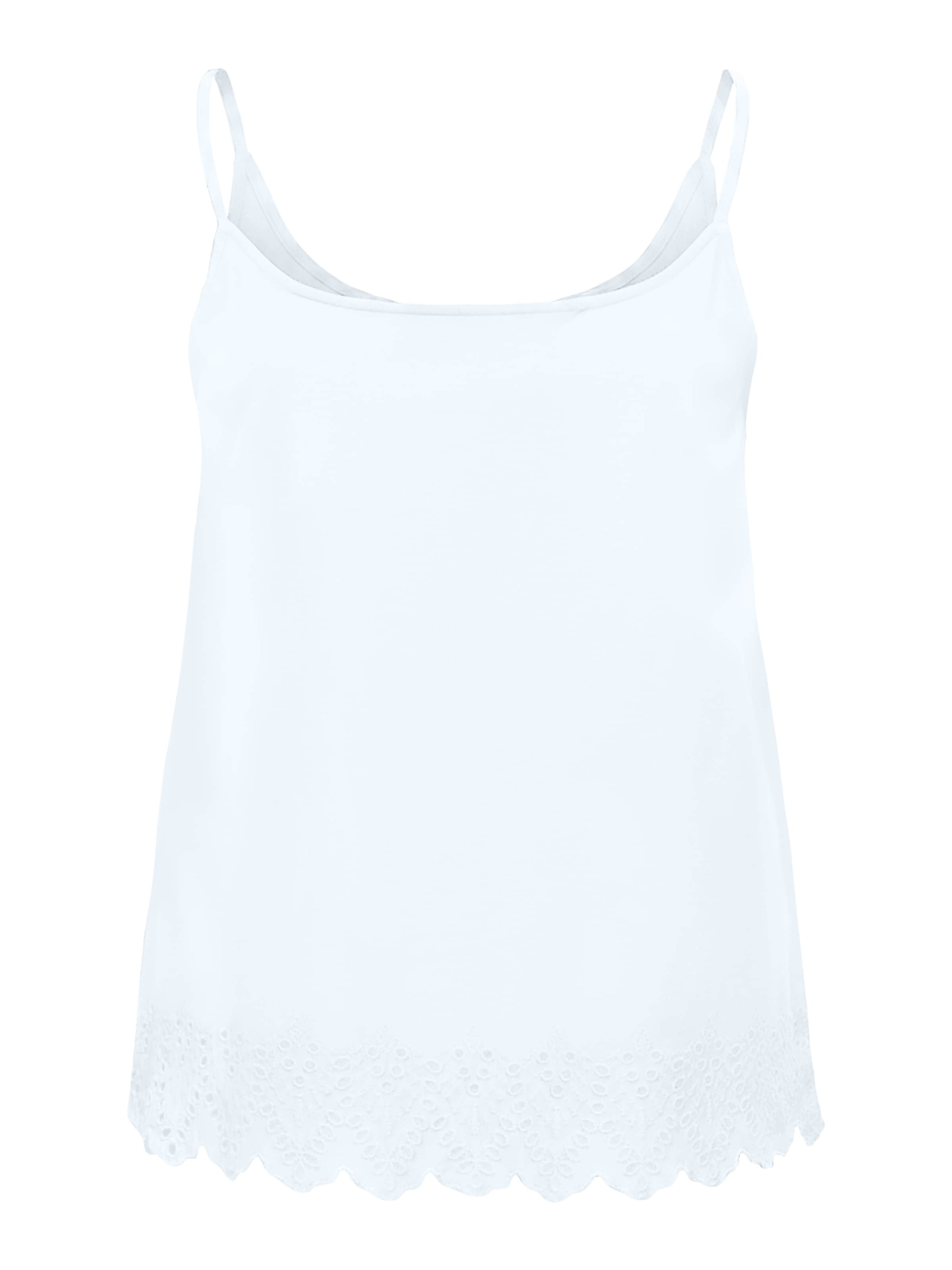 ONLY Carmakoma - Top 'CARTULUM' en blanco