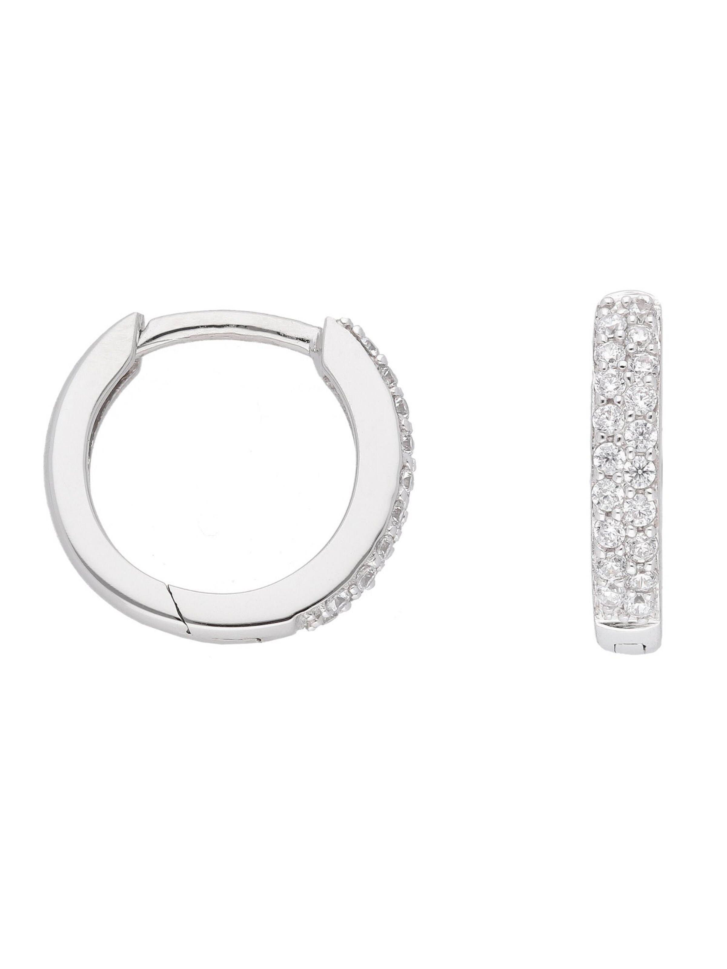 Adelia´s Earrings in Silver / Transparent, Item view