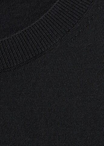 MANGO MAN Knit Cardigan 'Willyc' in Black