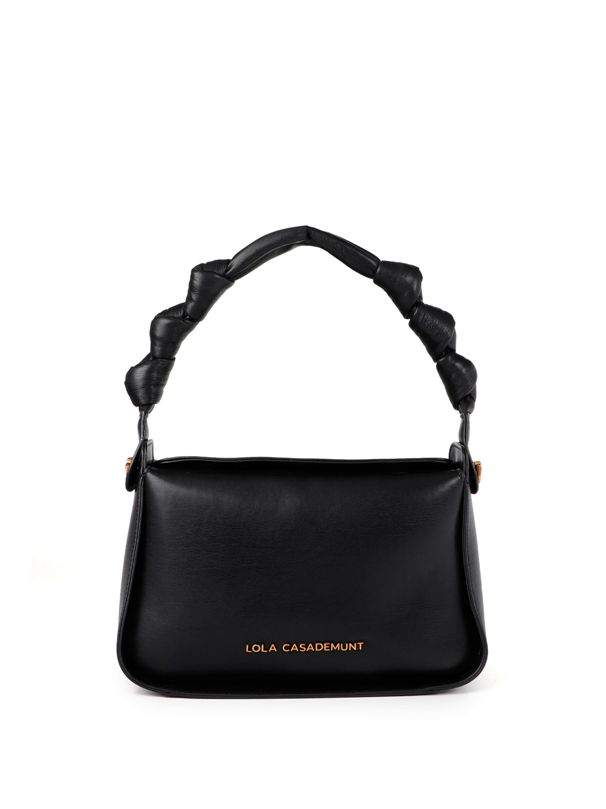 Lola Casademunt - Bolso de mano en negro: frente