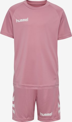 Hummel Tracksuit in Purple: front