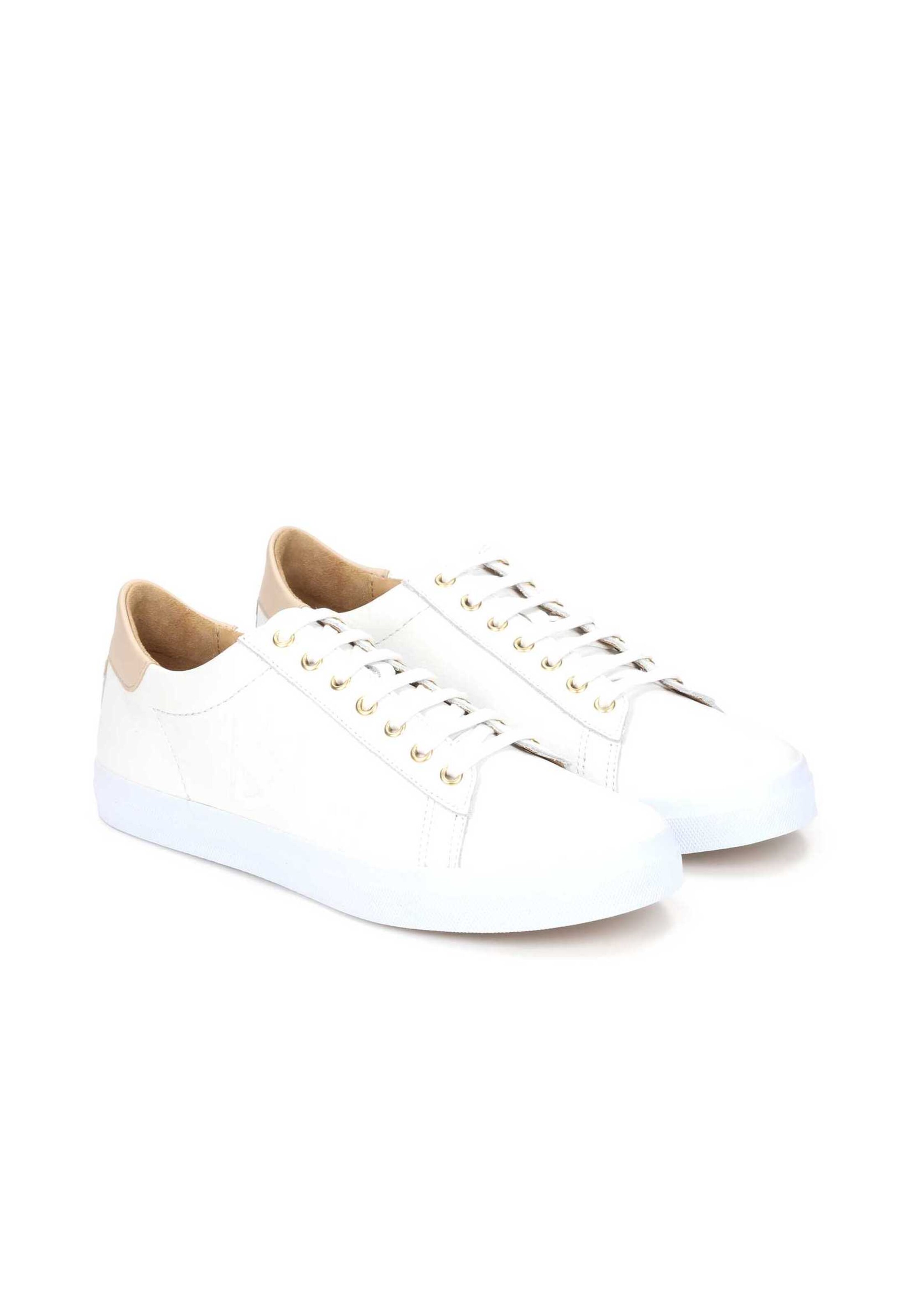 Baskets basses Kazar en blanc