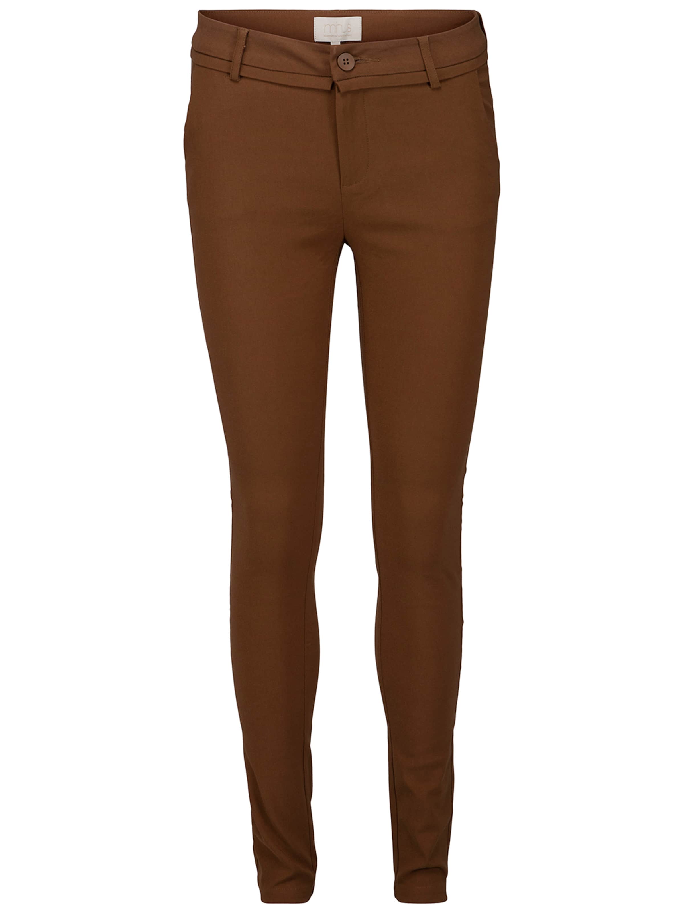 minus - Pantalón 'Carma' en marrón: frente
