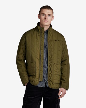 Veste mi-saison G-Star RAW en vert : devant