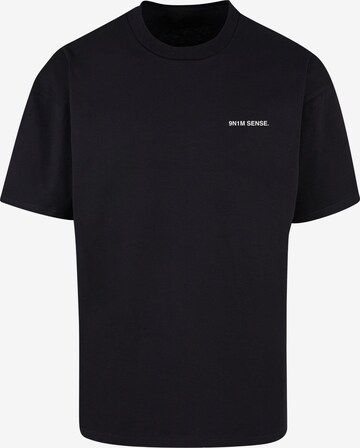 9N1M SENSE Shirt 'Jades' in Black: front